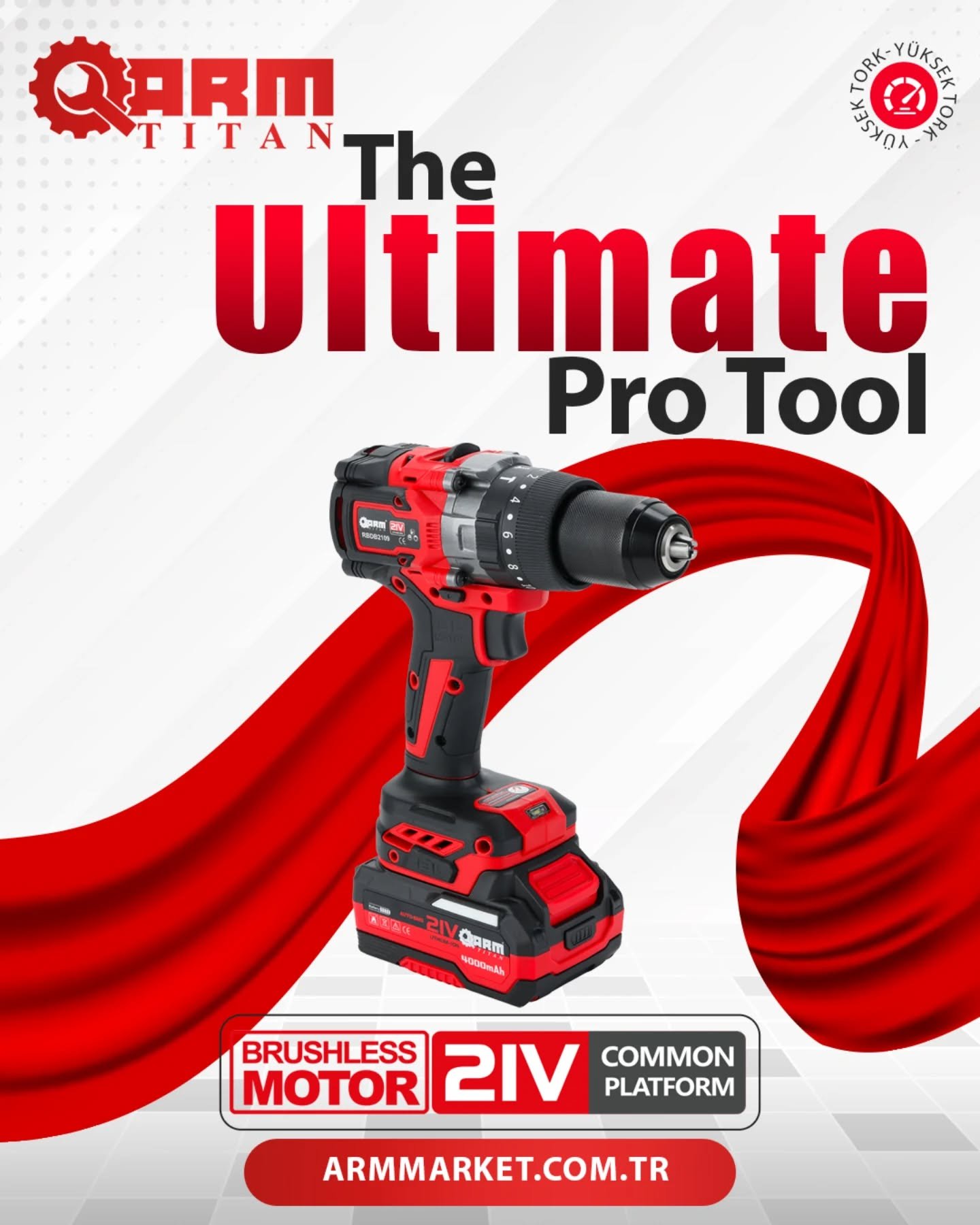 🔥 ARM TITAN RB-DB2109: Dev Tork, Maksimum Güç! 🚀

150 N.m tork gücüyle sınıfının sınırlarını zorlayan bu canavar, en ağır işleriniz için tasarlandı! Kömürsüz motor teknolojisi ve 13mm mandren kapasitesiyle profesyonel çözüm ortağınız.

✅ 150 N.m Tork ile durdurulamaz performans ✅ Kömürsüz (Brushless) Motor ile uzun ömürlü kullanım ✅ Darbeli Delme (Ahşap, Metal, Beton, Kiremit) ✅ 4000mAh Batarya ile kesintisiz güç

#ARMTITAN #DarbeliVidalama #YüksekTork #ProfesyonelElAletleri #Ustaİşi KömürsüzMotor TamirBakım ŞarjlıMatkap