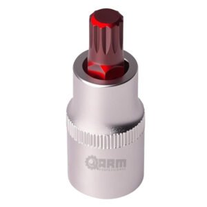 Profesyonel 1/2" Lokmalı Kısa Spline Bitsler
