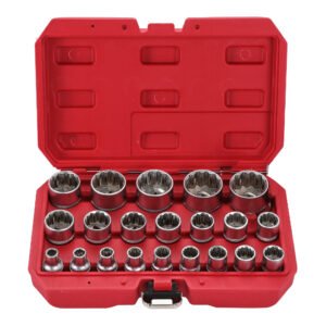 21 Parça 1/2" 12 Köşe Lokma Seti
